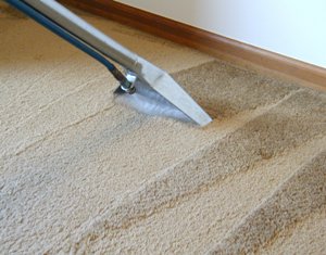 carpet cleaning with machine